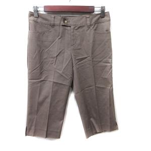エムケー ミッシェルクラン MK MICHEL KLEIN ハーフパンツ ショート 38 M モカ /YI レディース