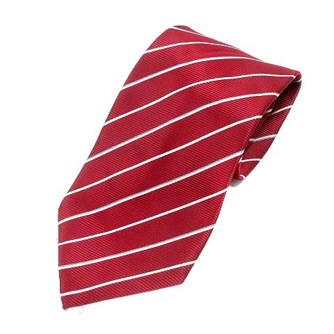 ENZO FERRO CRAVATTE ネクタイ ワイドタイ ストライプ 赤 レッド /MN ●RY...