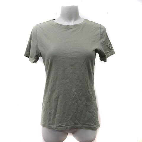 アズールバイマウジー AZUL by moussy Tシャツ カットソー 半袖 M 緑 カーキ /Y...