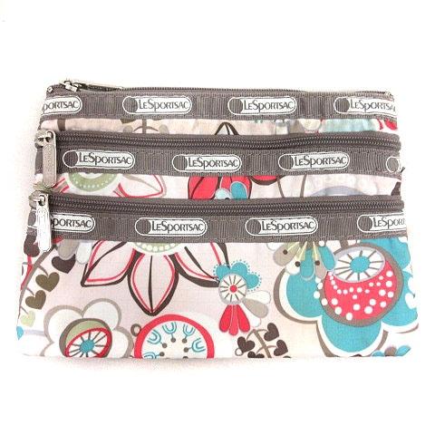 レスポートサック LesportSAC ポーチ 花柄 マルチカラー /MS ●RY レディース