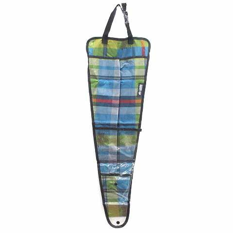 ロゴス LOGOS アンブレラケース 傘カバー チェック 青 ブルー 緑 グリーン /YK ●RY ...