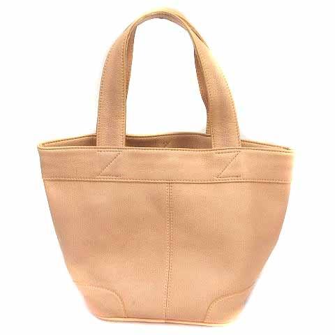 バスクラフト BATH CRAFT ミニトートバッグ ハンド フェイクレザー ベージュ /YK ●R...