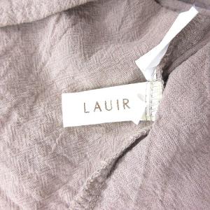 ラウアー LAUIR ブラウス 長袖 S グレ...の詳細画像4