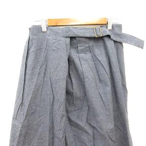 ビーセカンド B 2nd ワイドパンツ 千鳥格...の詳細画像2
