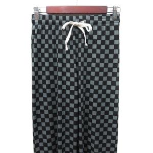 ノーブランド ワイドパンツ チェック M-L ...の詳細画像1