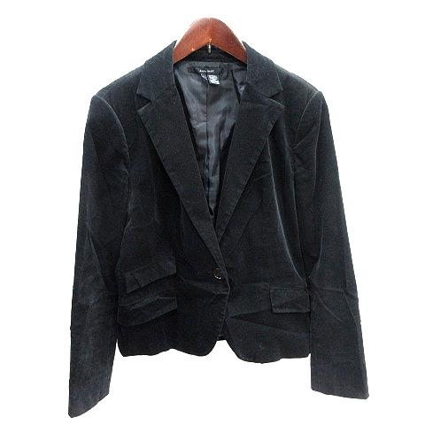 ザラ ベーシック ZARA BASIC テーラードジャケット コーデュロイ 総裏地 L 黒 ブラック...