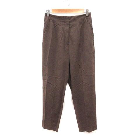 ナチュラルビューティーベーシック NATURAL BEAUTY BASIC テーパードパンツ S 茶...