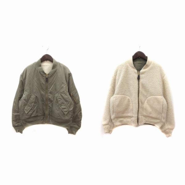 フリークスストア FREAKS STORE ジャケット MA-1 エムエーワン リバーシブル ボア ...