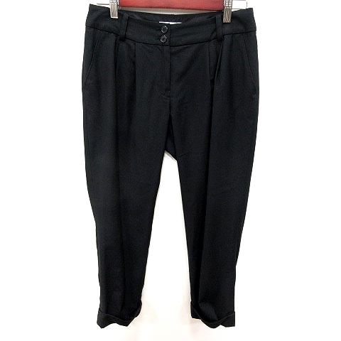 ナチュラルビューティーベーシック NATURAL BEAUTY BASIC テーパードパンツ M 黒...