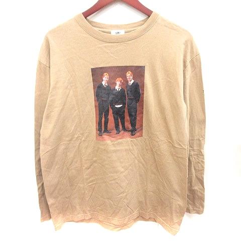 アイアムアイ I am I ニット カットソー Uネック 長袖 XL ベージュ /RT レディース