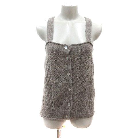 ジャーナルスタンダード JOURNAL STANDARD ニットキャミソール ウール アルパカ混 袖...