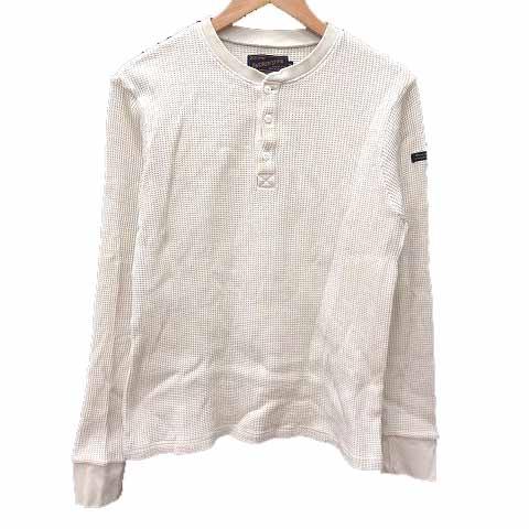 インクルーシブ IN'CREWSIVE Tシャツ カットソー ヘンリーネック ワッフル地 長袖 M ...