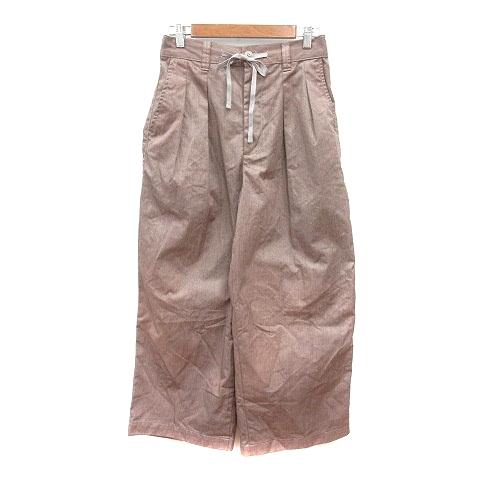 ジャバ JaVa ワイドパンツ S 茶 ブラウン /MN レディース