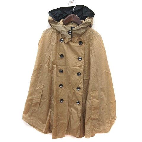 フルトン FULTON レインコート ポンチョ フード M-L ベージュ /MS レディース