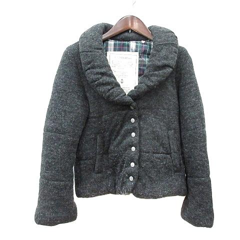 リベットアンドサージ R・S NAVY DESIGN ジャケット ニット シングル 総裏地 M グレ...