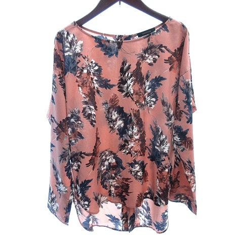 アメリカンラグシー AMERICAN RAG CIE シャツ ブラウス 総柄 長袖 F ピンク /A...