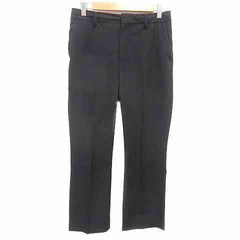プラージュ Plage plage de charme スラックスパンツ 36 S 黒 ブラック /...