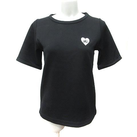 未使用品 ル レーヴ ヴァニレ le reve vaniller Tシャツ カットソー 半袖 M 黒...