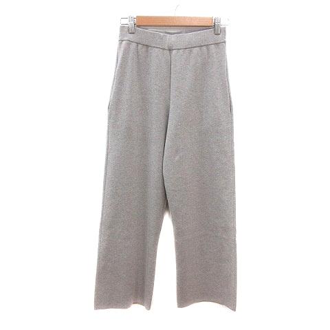 ナチュラルビューティーベーシック NATURAL BEAUTY BASIC ワイドパンツ ニット S...