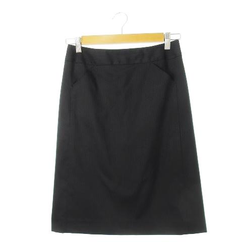 ナチュラルビューティー NATURAL BEAUTY スカート タイト 台形 ひざ丈 ウール ストレ...