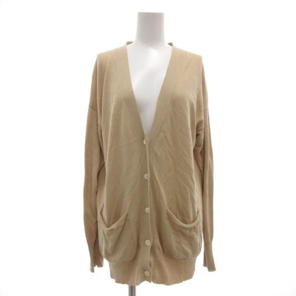 イレーヴ YLEVE カーディガン ニット Vネック F ベージュ /JS ■GY62 レディース