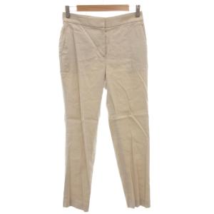 セオリーリュクス theory luxe パンツ スラックス テーパード 麻 リネン 38 ベージュ /FF ■GY62 レディース