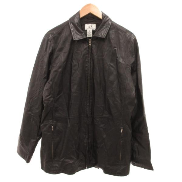 アルマーニエクスチェンジ A/X ARMANI EXCHANGE レザーコート ジャケット 革ジャン...