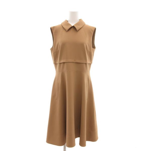 フォクシーニューヨーク FOXEY NEW YORK ワンピース ノースリーブ フレア ミモレ ロン...