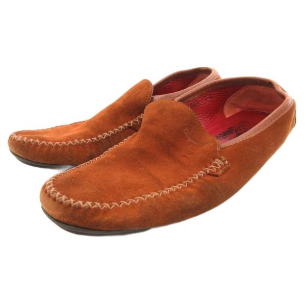 サルヴァトーレフェラガモ Salvatore Ferragamo ローファー スエード シューズ ス...