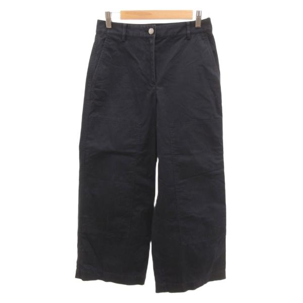 セオリー Theory ワイドパンツ チノ ジッパーフライ 2 紺 ネイビー /JS ■GY62 レ...