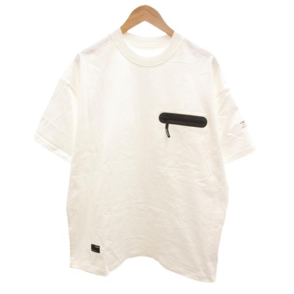 JAPAN OUTDOOR LIVING Tシャツ オーバーサイズ 半袖 胸ポケット XXL 白 ホ...