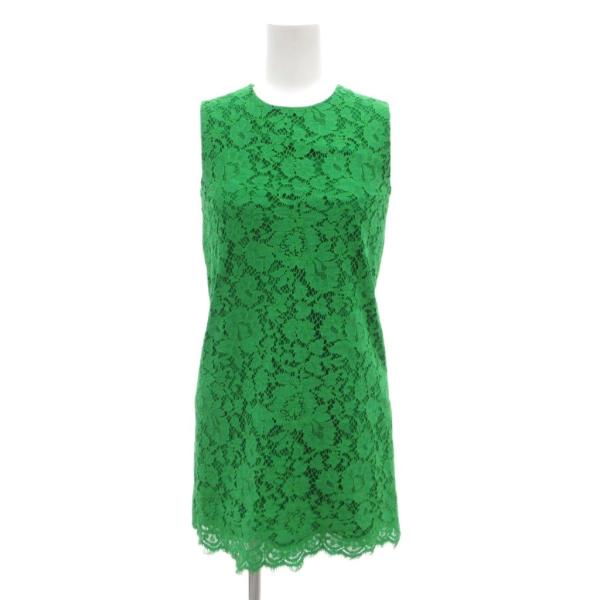 未使用品 ドルチェ&amp;ガッバーナ ドルガバ DOLCE&amp;GABBANA ワンピース ひざ丈 総レース ...