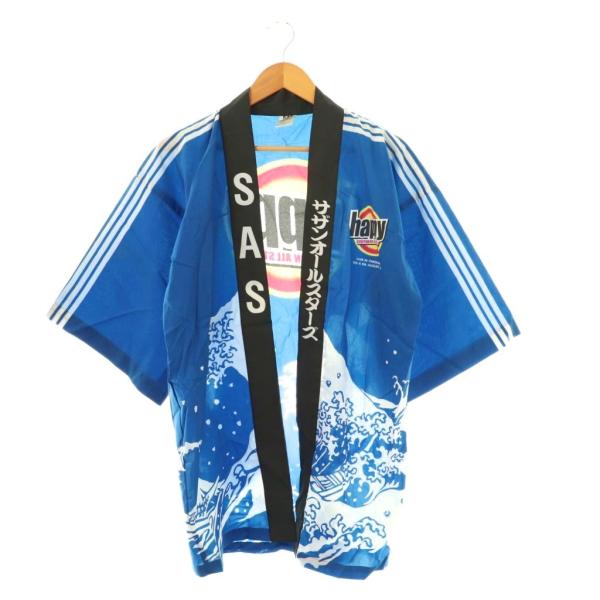 SAS サザンオールスターズ ハッピ 七分袖 青 ブルー /AT ■OS ■GY46 メンズ レディ...