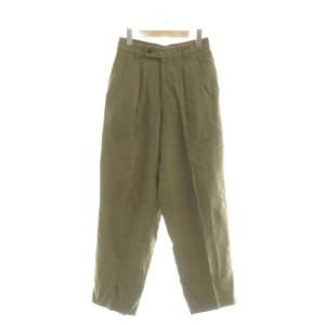 コムサデモードメン COMME CA DU MODE MEN チェックパンツ 1 グレージュ カーキ /DO ■GY48 メンズ