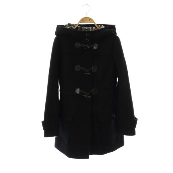 バーバリーブルーレーベル BURBERRY BLUE LABEL 裏地チェックダッフルコート アウタ...