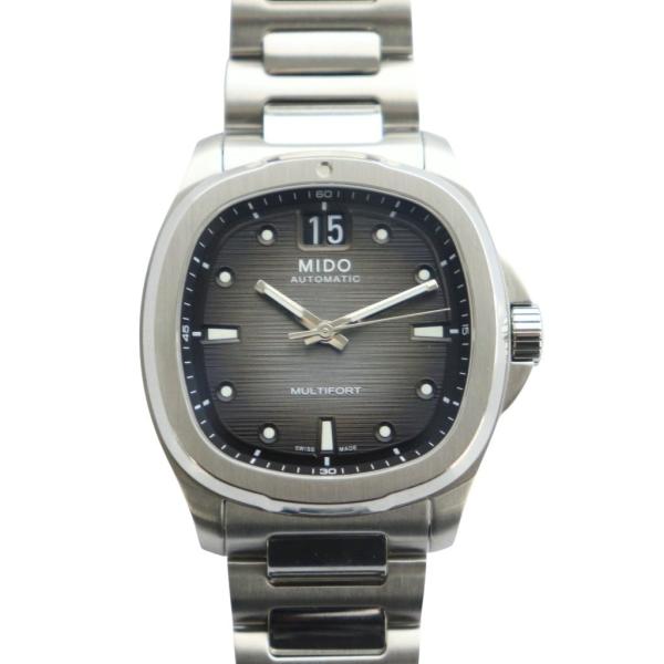 ミドー MIDO マルチフォート TV ビッグデイト 腕時計 オートマチック 自動巻き デイト シル...