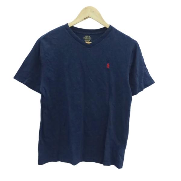 ポロ ラルフローレン POLO RALPH LAUREN VネックTシャツ カットソー 半袖 ロゴ刺...