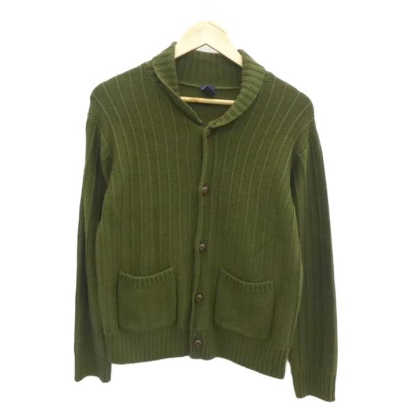 ギャップ GAP ショールカラー カーディガン ニット ミドル丈 160 カーキ /HO5 ■GY5...