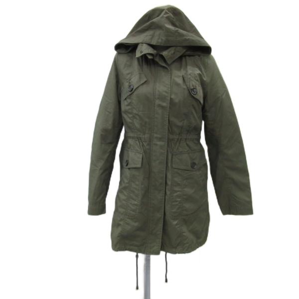 ル ジュール LE JOUR モッズコート ミリタリーコート 36 S カーキ フード付き ライナー...
