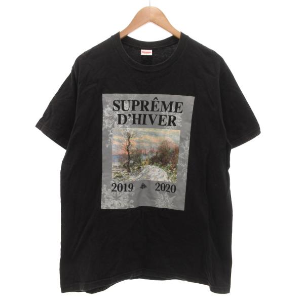 シュプリーム SUPREME D'Hiver Tee プリントTシャツ 半袖 M 黒 ブラック /J...
