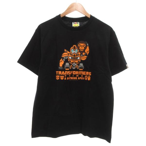 アベイシングエイプ A BATHING APE トランスフォーマーコラボ Tシャツ プリント 半袖 ...