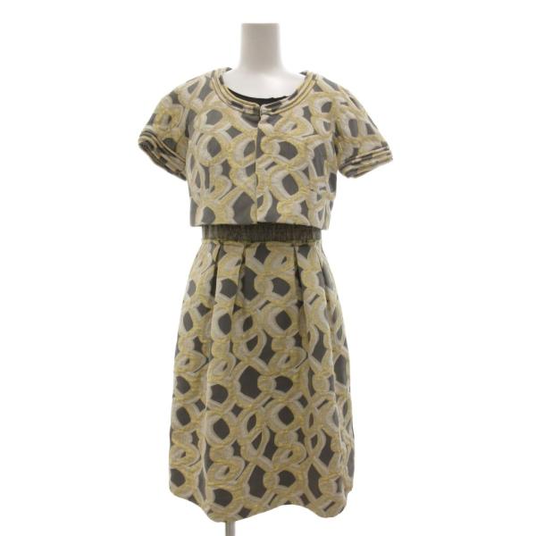 ヴィヴィアンタム VIVIENNE TAM セットアップ ワンピース ジャケット 総柄 ジャガード ...