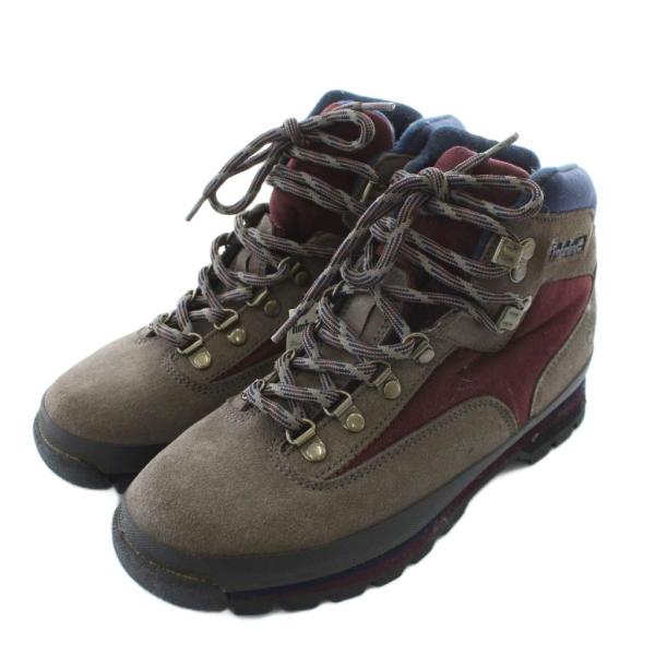 Timberland EURO hiker トレッキングブーツ ショート スエード キャンバス レー...