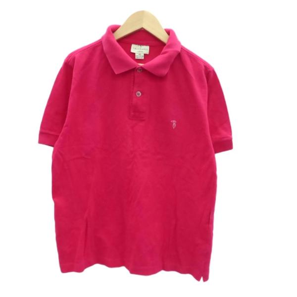 トラサルディ TRUSSARDI ポロシャツ ポロカラー 半袖 XS マゼンタ ピンク /HO6 ■...