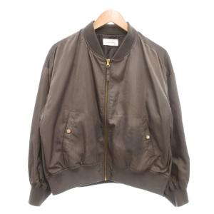 グローバルワーク GLOBAL WORK ボンバージャケット MA-1 ブルゾン S カーキ ジップアップ リブ /NL ■GY58 メンズ