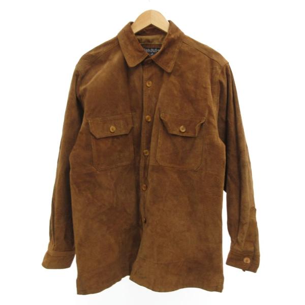 DAILY WEST CLUB MEMBER コーデュロイシャツ 長袖 ワーク 2 茶 ブラウン /...