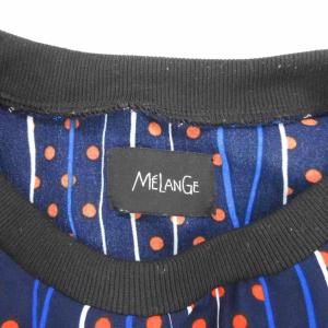 MELANGE プルオーバー 紺 ネイビー 長...の詳細画像3