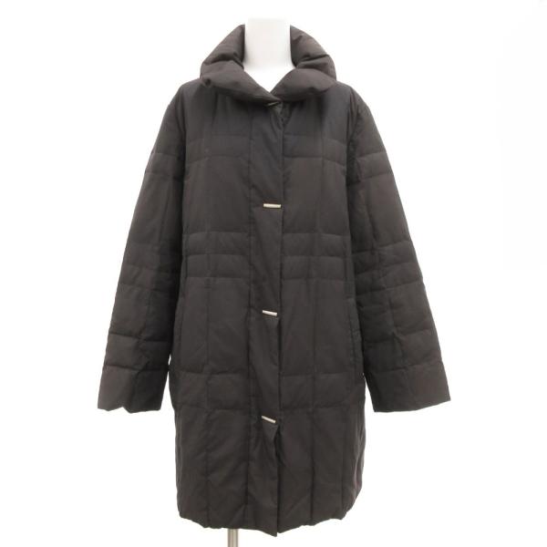 LAPULUMA ダウンコート ジャケット ミドル丈 ハーフ F 黒 ブラック /JS ■GY58 ...