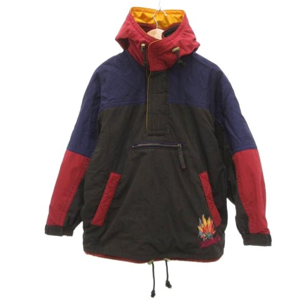 デサント DESCENTE ヴィンテージ テクノギア アノラックパーカー プルオーバー フーディー ...