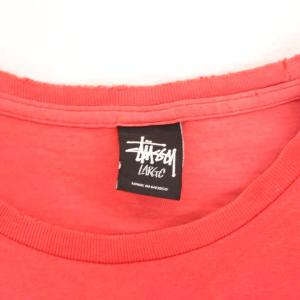 ステューシー STUSSY Tシャツ L 赤 ...の詳細画像2